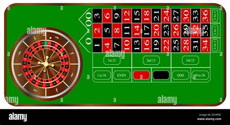 casino roulette table layout